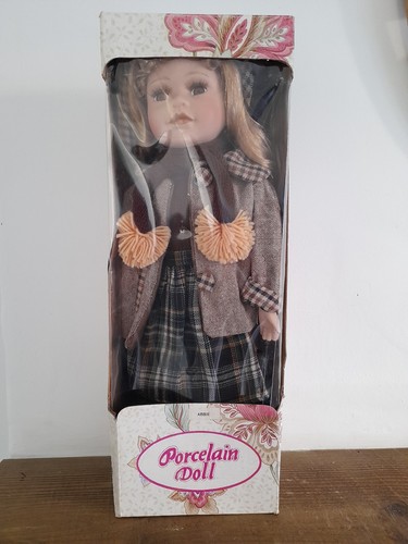 Porcelain collectable doll - , 16"