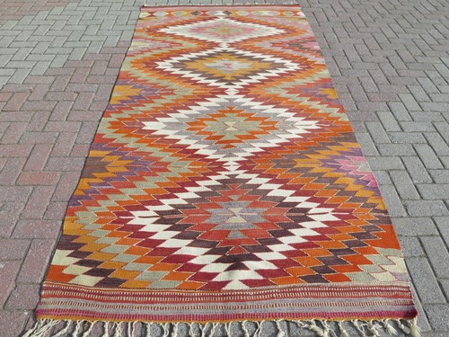 Vintage turkish kilim large - vintage, kilim,