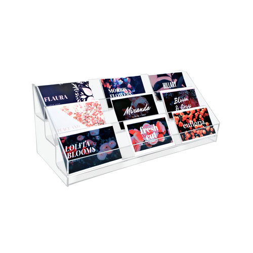 Florist card acrylic tiered - florist,