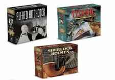 Jigsaw Puzzle Murder Mystery Titanic / Sherlock / Hitchcock 1000 Piece with Book