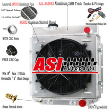 4 Row 62mm Radiator+Shroud