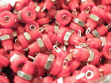 Bulgin 3mm Wander Plug Socket Red L1412/R Vintage Speaker Connector 2ge ER22