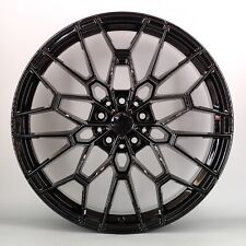 20"concave black 360 alloy wheels fits bmw 3/4/5 series vw t5/t6 csl stag tyres