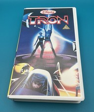 TRON VHS TAPE Collectable Walt Disney Classic Video Cassette Vintage 1982