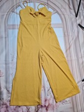 Mustard Yellow  Women's Jumpsuit From Primark For The Summer Days. Size 12