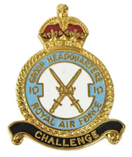 Kings Crown No 10 Group Headquarters Squadron RAF Royal Air Force Badge