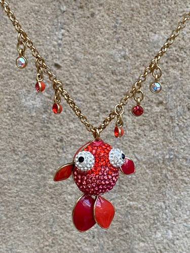 Swarovski lychee fish pendant - swarovski,