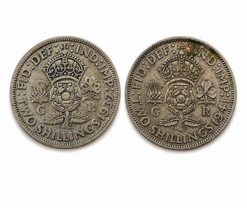 Silver florin two - florin/, shilling