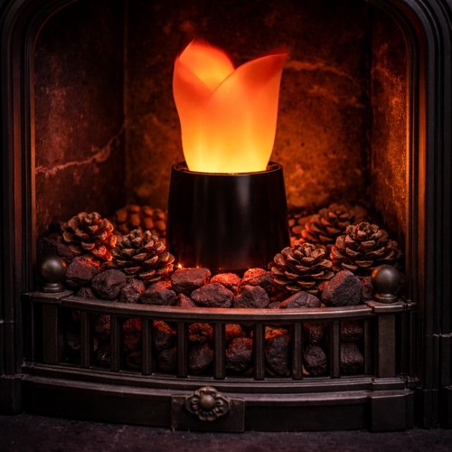 Luxa fire lamp - fire,