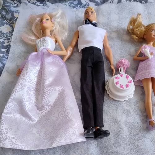 Barbie wedding set dolls - barbie,