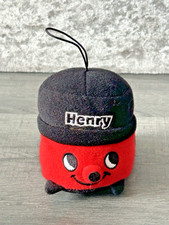 Rare Henry The Hoover Mini Small Plush Soft Toy 2014 Hanging Numatic Red Black