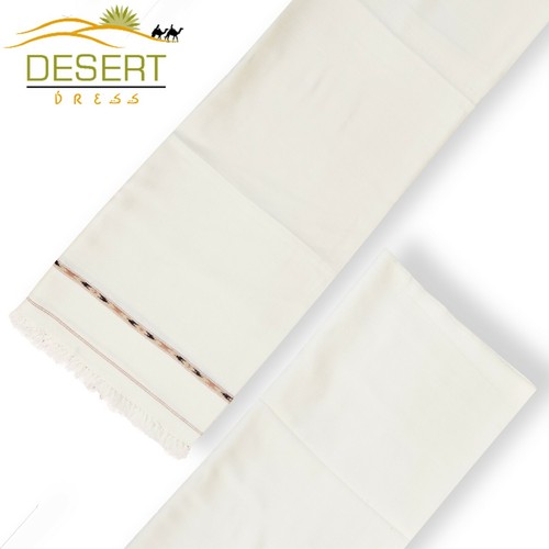 White afghan blanket - white,