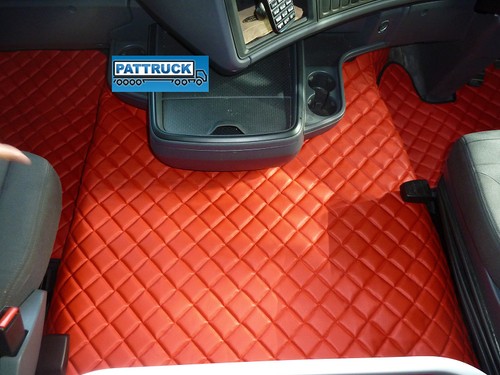 Eco leather floor mats - leather,