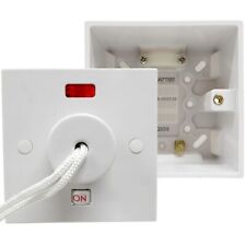 Shower Switch Pull Cord 45 Amp