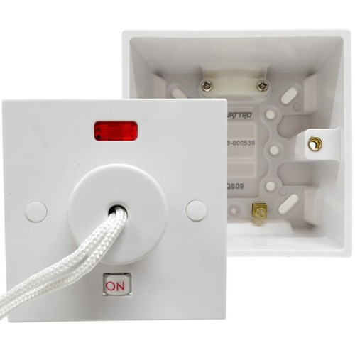 Shower switch pull cord amp - switch,