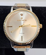 Daisy Fuentes Quartz Watch, DF193TTGD, Stainless Steel Back, Working