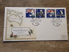 1988 AUSTRALIAN BICENTENNIAL COVER AMY JOHNSON HULL H/S + AUSTRALIAN/USA #2408