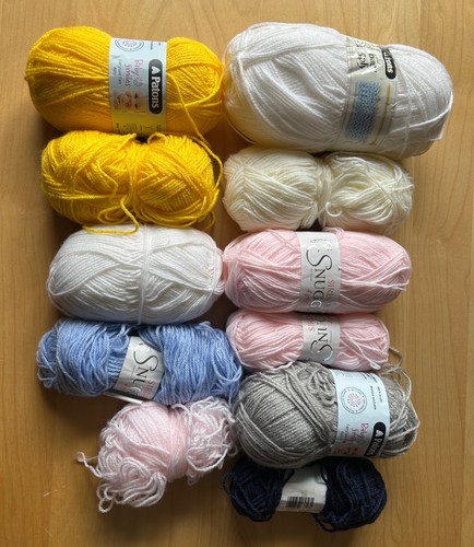 Job lot 4ply knitting yarn - of,