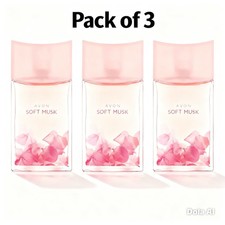 3 x Avon Soft Musk Eau De