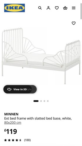 Ikea minnen bed frame - minnen,