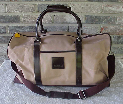 Vintage duffle bag canvas - bag,