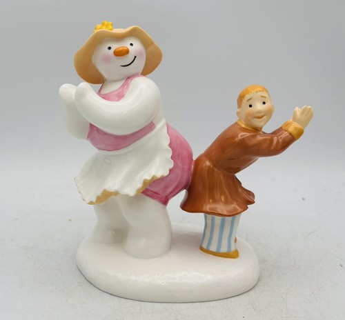 Coalport snowman tableau - coalport,