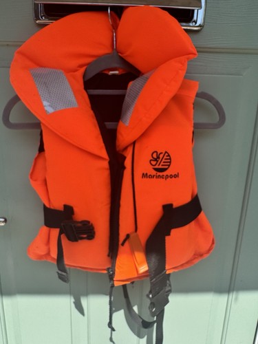 Childrens orange life jacket - childrens,