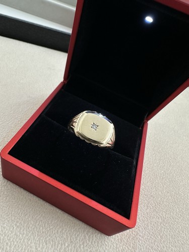Gents 9ct yellow gold - gents,