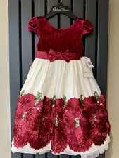 Girls Occasion Dress by Couture Princess - Red Velvet Age 5 Years BNWT 