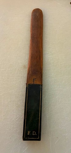 Vintage leather knife - leather,
