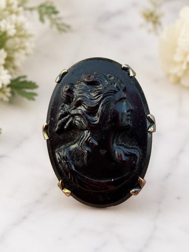 Antique victorian black glass - antique,