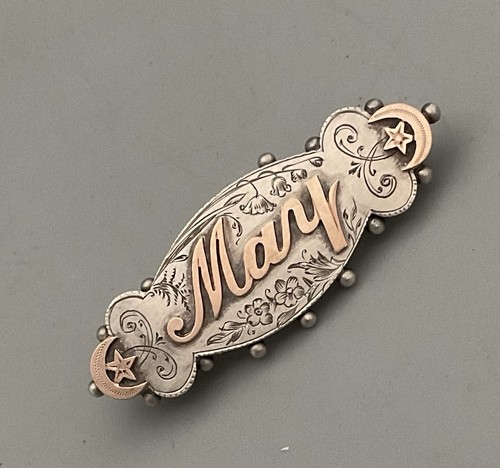 Antique hallmarked silver name - antique,