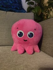 Octopus Energy Plush Large Soft Toy | 10" - Constantine Cuddly Toy - Bright Pink