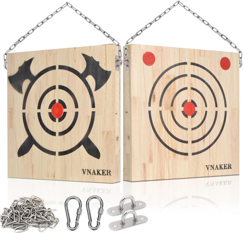 Axe throwing wooden target - throwing, &