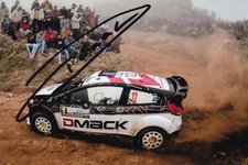 Ott Tänak Autographed 6x4