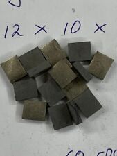 Tungsten Carbide braze / weld on tips Grade YG8 12x10x3.5  Pack of 5