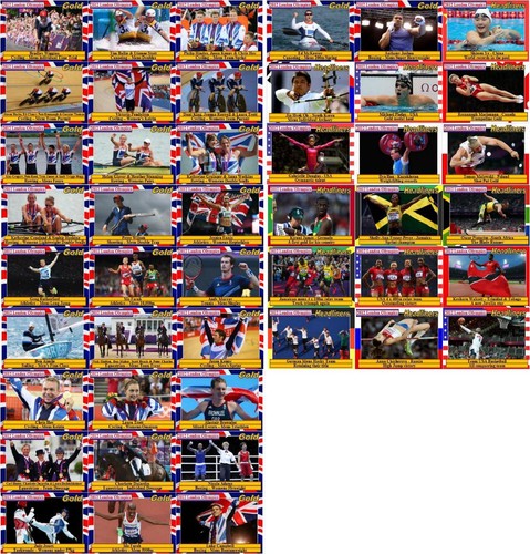British gold medals - gold, london