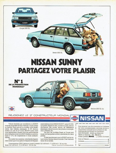 Advertising 107 1984 nissan - 107,