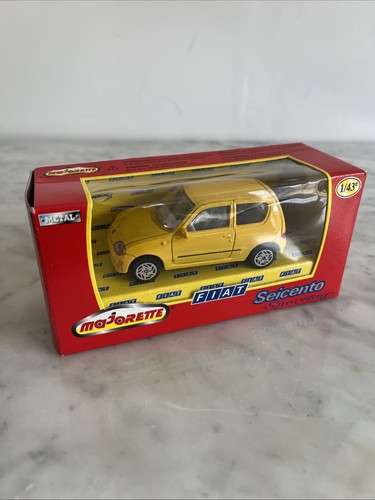 Majorette yellow fiat seicento - majorette,