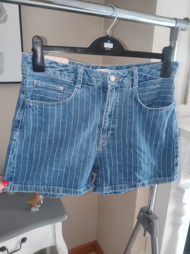 Zara denim stripe - denim, shorts