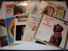 Collection of 10 old vinyl LP
