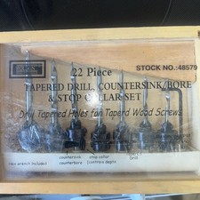 22 PIECE TAPERED DRILL AND