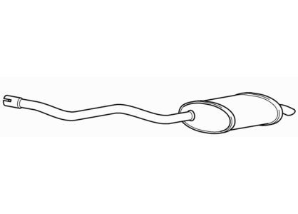 Quality rear exhaust - quality, silencer