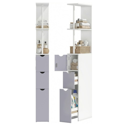 Tall bathroom cabinet - bathroom,