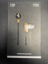 Logic 3 Ferrari T150 Cavallino Earbuds Beige Leather New Never Used 