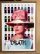 Death NYC limited edition signed print -- Audrey Hepburn.'