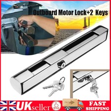  Stainless Steel Outboard Motor Lock+ 2 Keys  High Security Fits Most Outboards