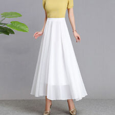 Women Maxi Skirt Chiffon