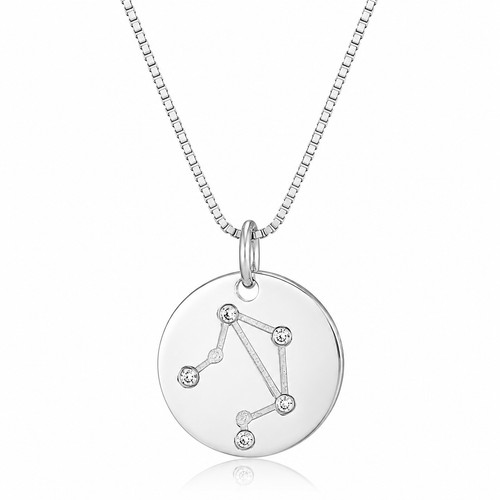 Libra zodiac necklace 925 - necklace,