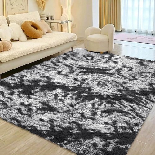 Fluffy rugs large shaggy rug - rugs,